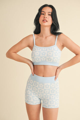 Baby Blues Floral Set