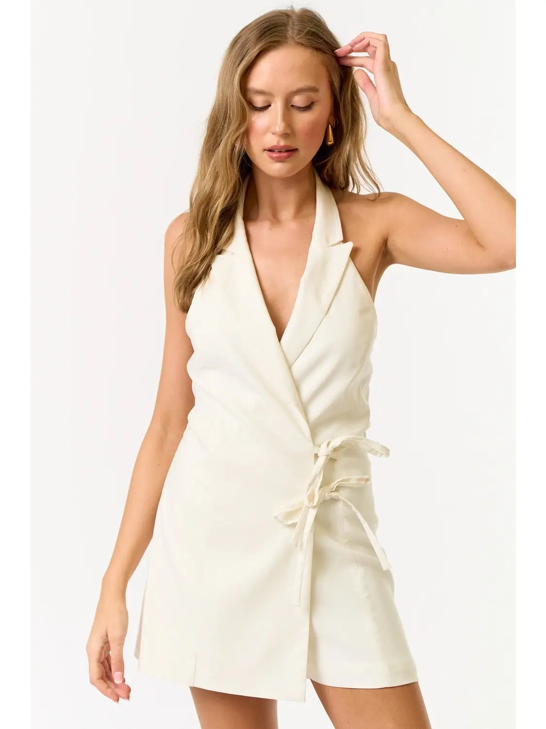 Hallie Halter Wrap Romper