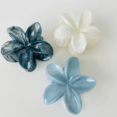 Plumeria Claw Clips