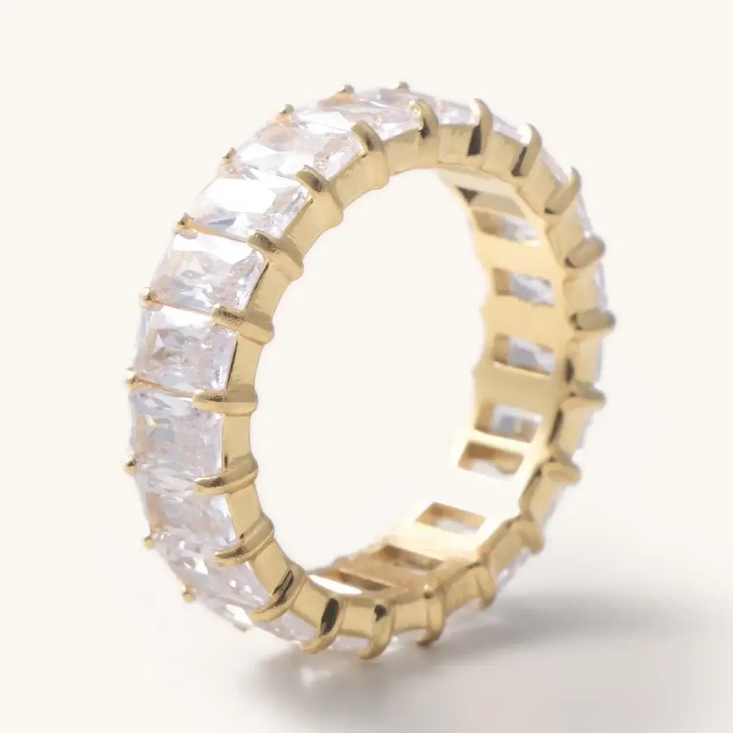 Gold Crystal RIng