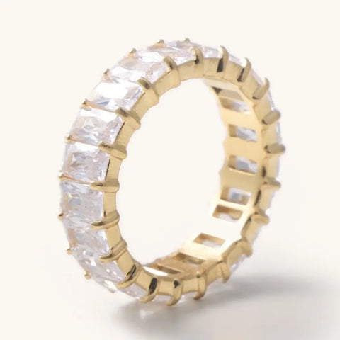 Gold Crystal RIng