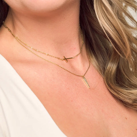 Heavenly Cross Necklace