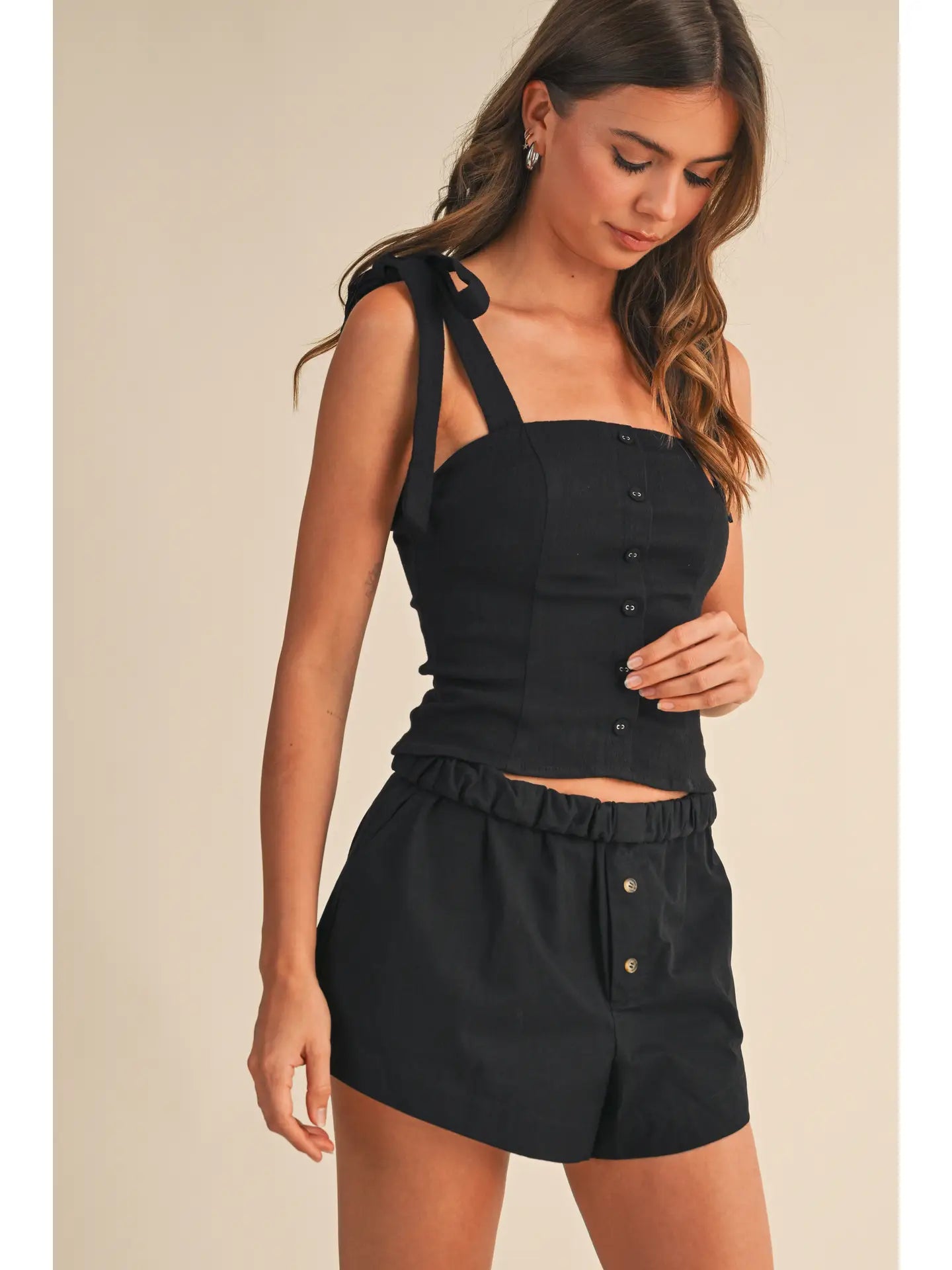 Midnight Tie Top