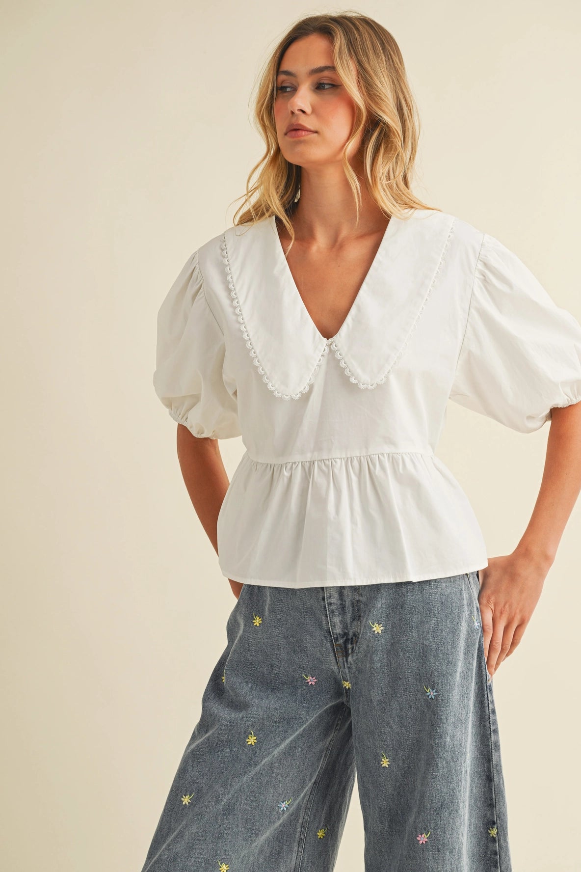 Claire Puff Top
