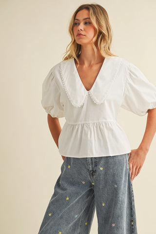 Claire Puff Top