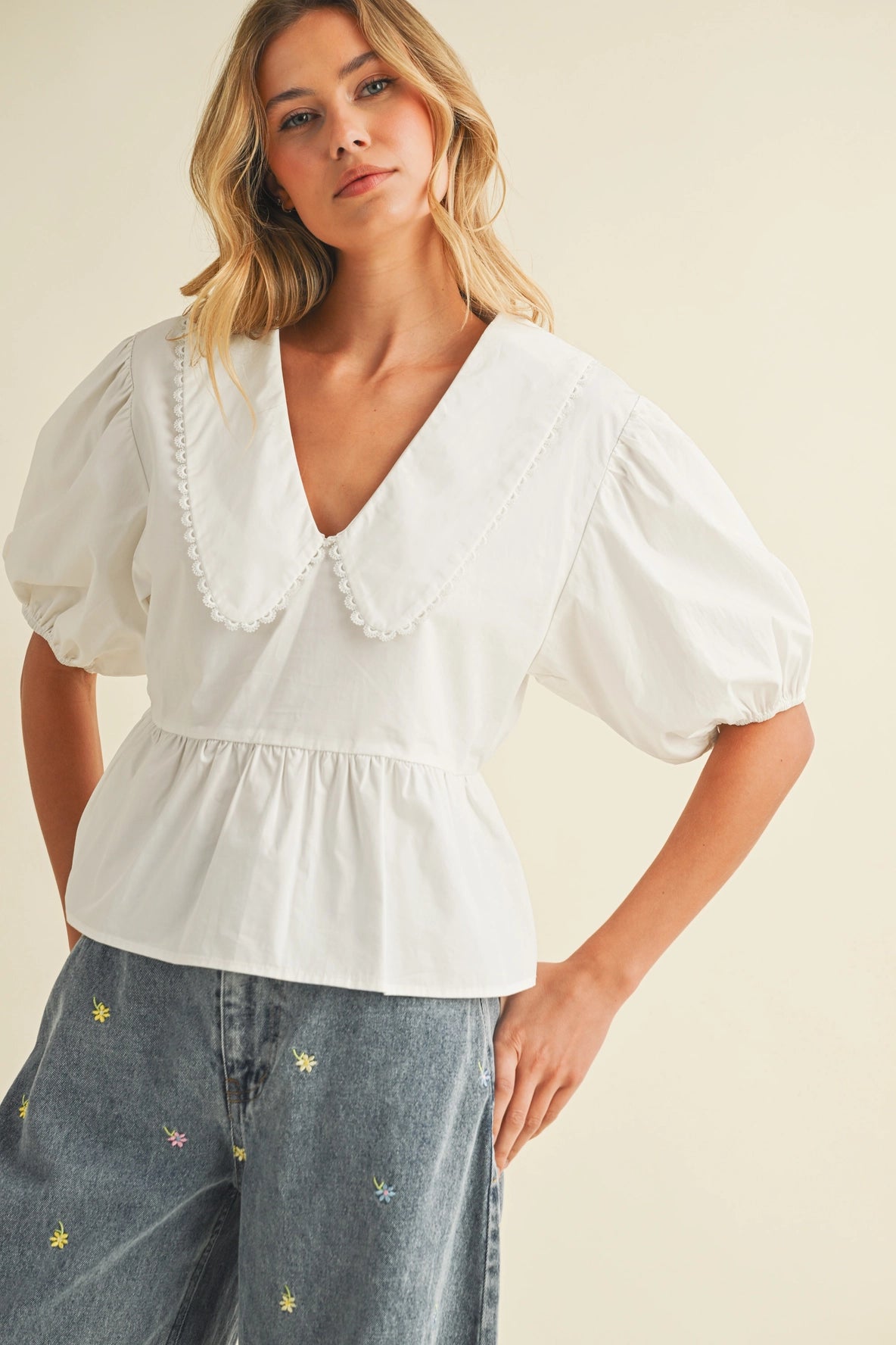 Claire Puff Top