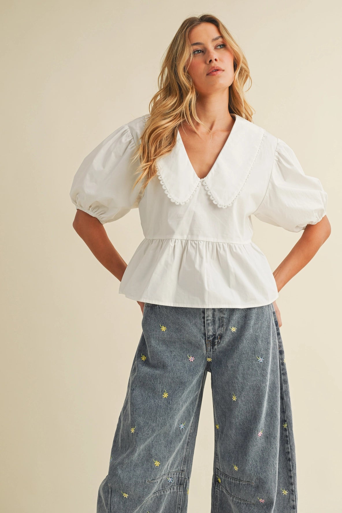 Claire Puff Top