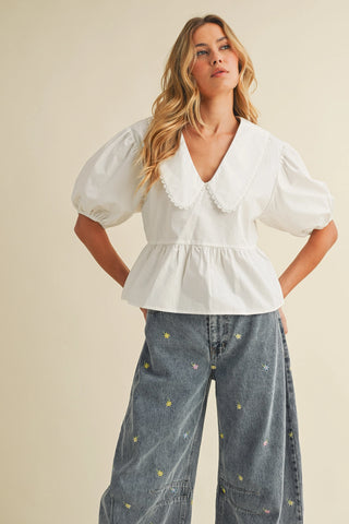 Claire Puff Top
