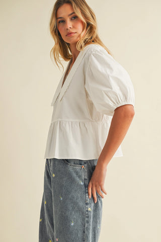 Claire Puff Top