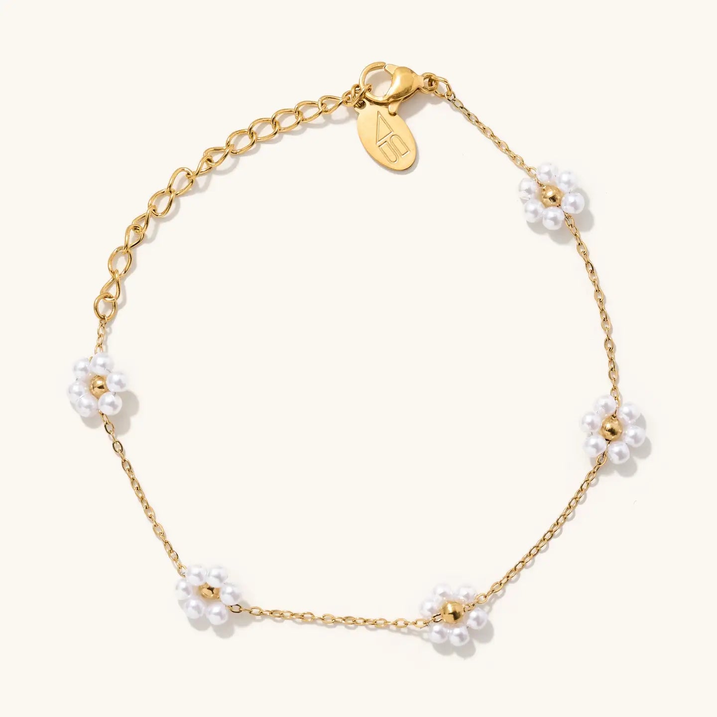 Pearl Daisy Bracelet
