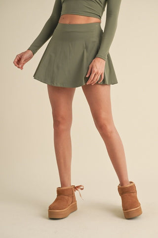 Sage Tennis Skirt