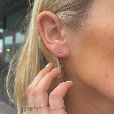 Silver Tully Studs