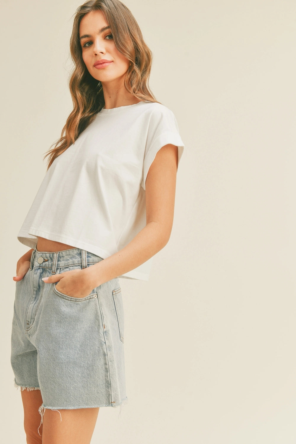 Tommy Cuffed Tee