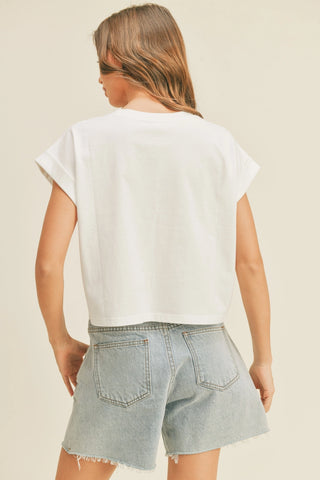 Tommy Cuffed Tee